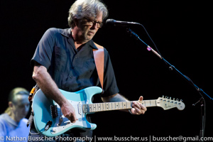 During the Eric Clapton concert